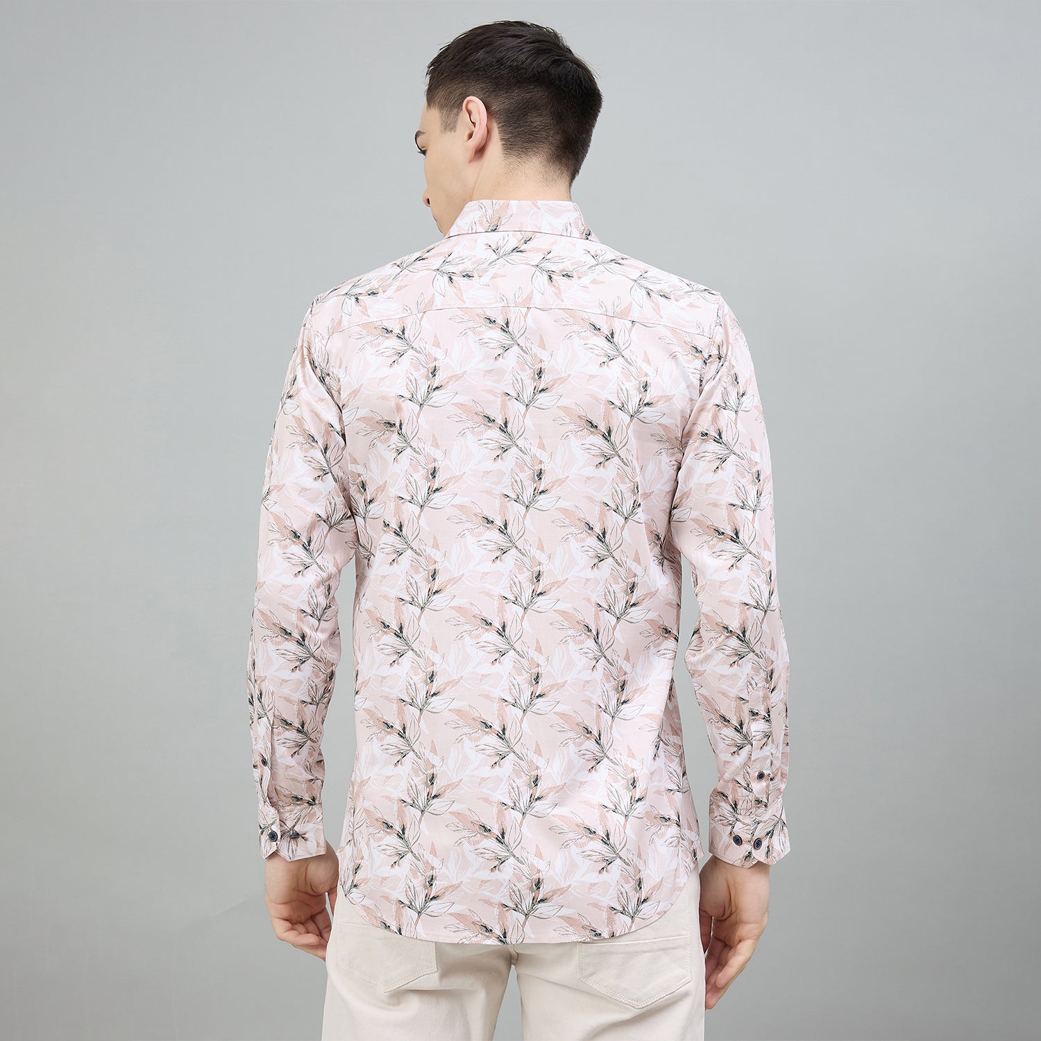 Duke Urban Men Floral Print Full Sleeve Slim Shirt (SDO6PRIE)