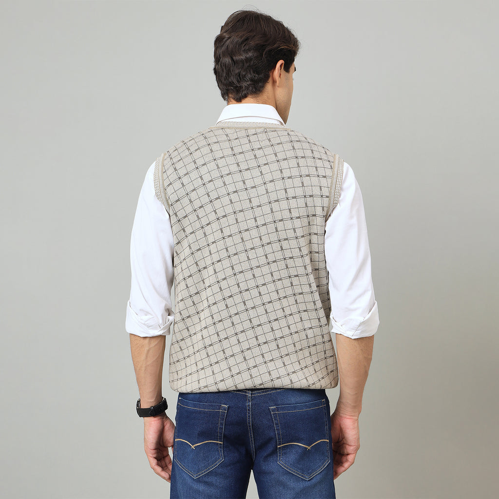 Duke Urban Men V-neck sleeveless sweater (SDS2256)