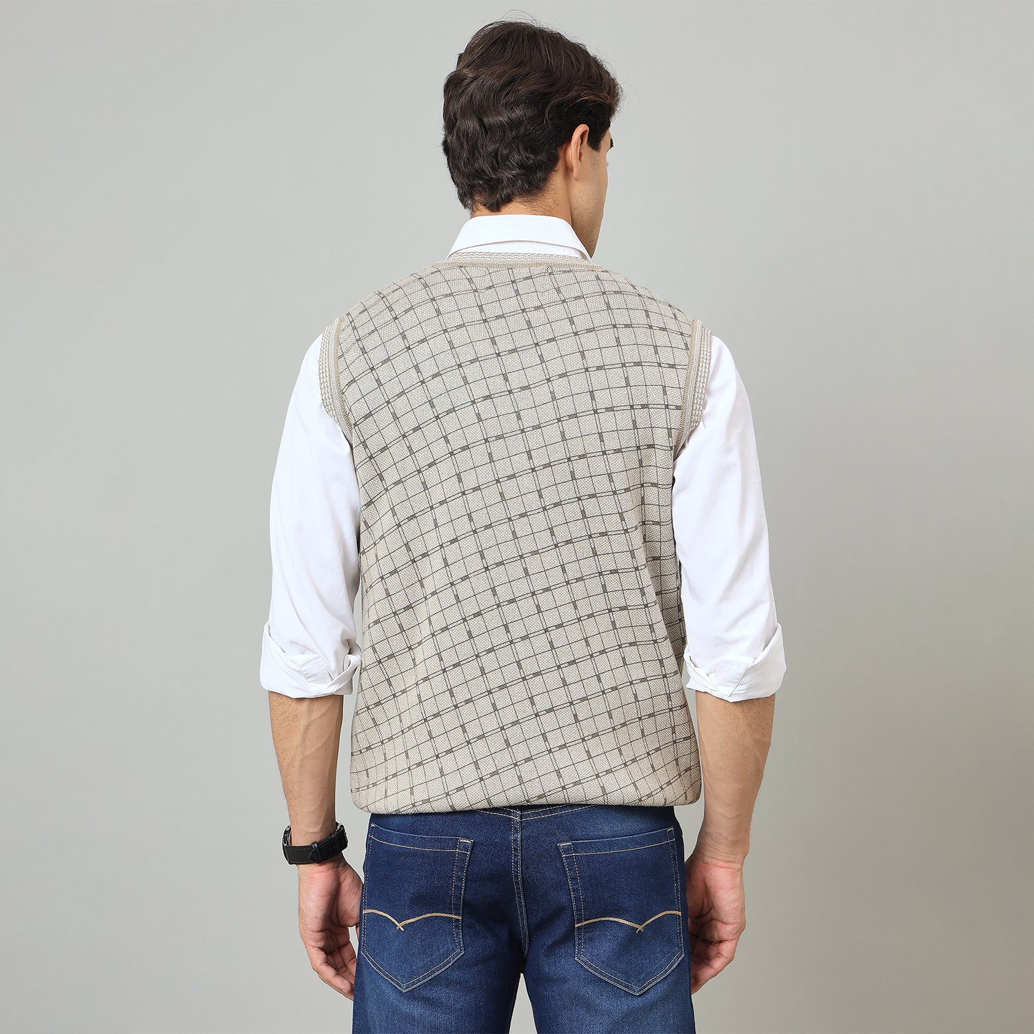 Duke Urban Men V-neck sleeveless sweater (SDS2256)