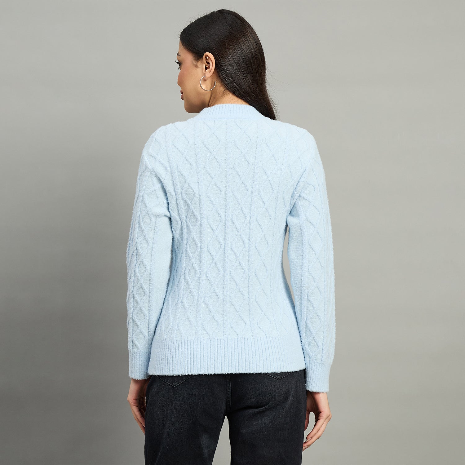 Duke Urban Women Round Neck Full Sleeve Sweater (SDS1396)
