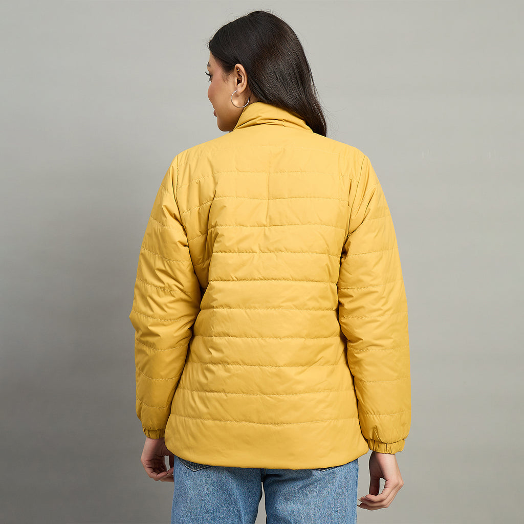 Duke Urban Women High Neck Full Sleeve Reversible Regular Jacket (SDZ2121)