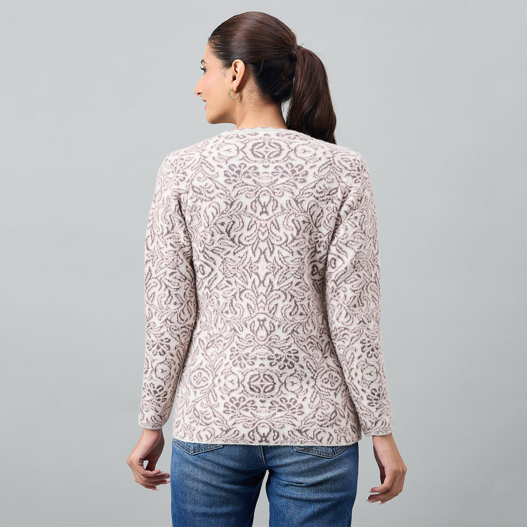 Duke Urban Women Full Sleeve Front Open Regular Cardigan (SDS1284)