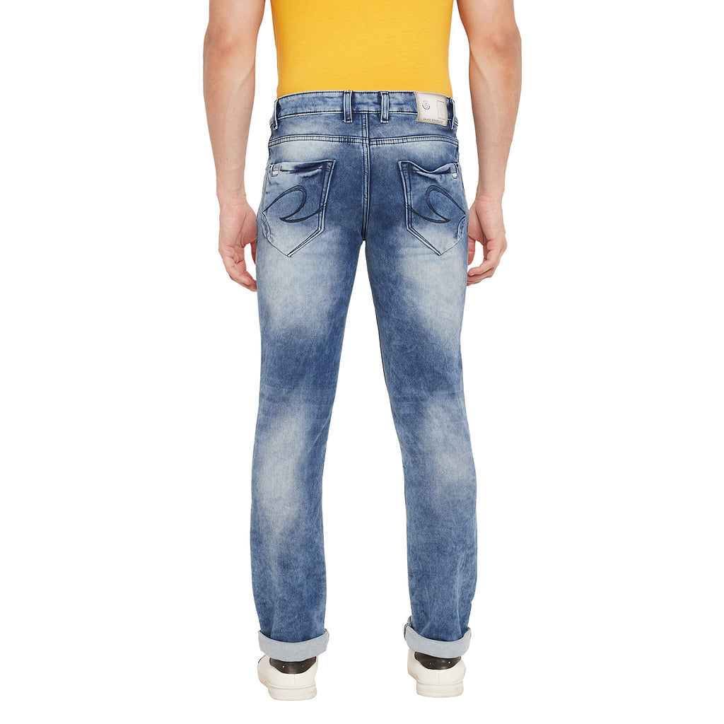 Duke Urban Men Comfort Fit Stretchable Distress Jeans (SDD8199)