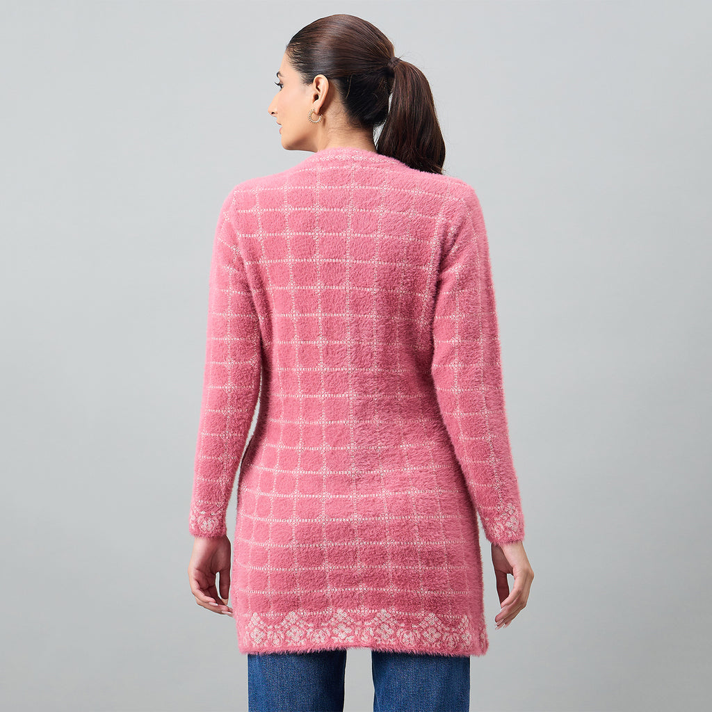 Duke Urban Women Full Sleeve Front Open Regular Cardigan (SDS1375)