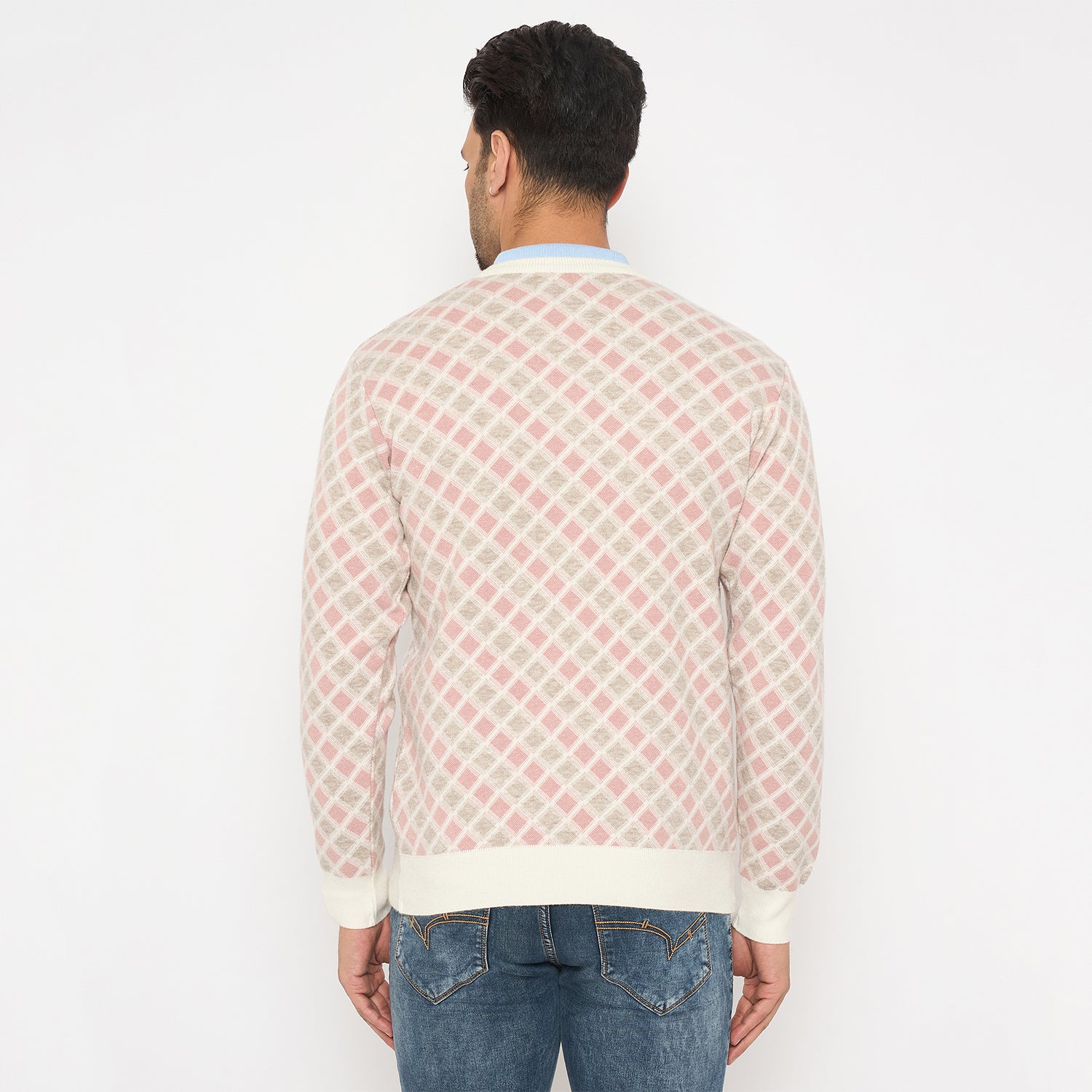 Duke Urban Men Full Sleeve V Neck Sweater (SDS2269)