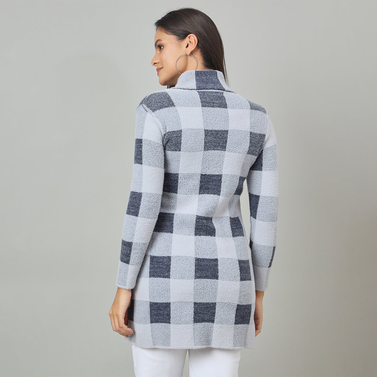 Duke Urban Women Long Coat Regular Sweater (SDS1351)