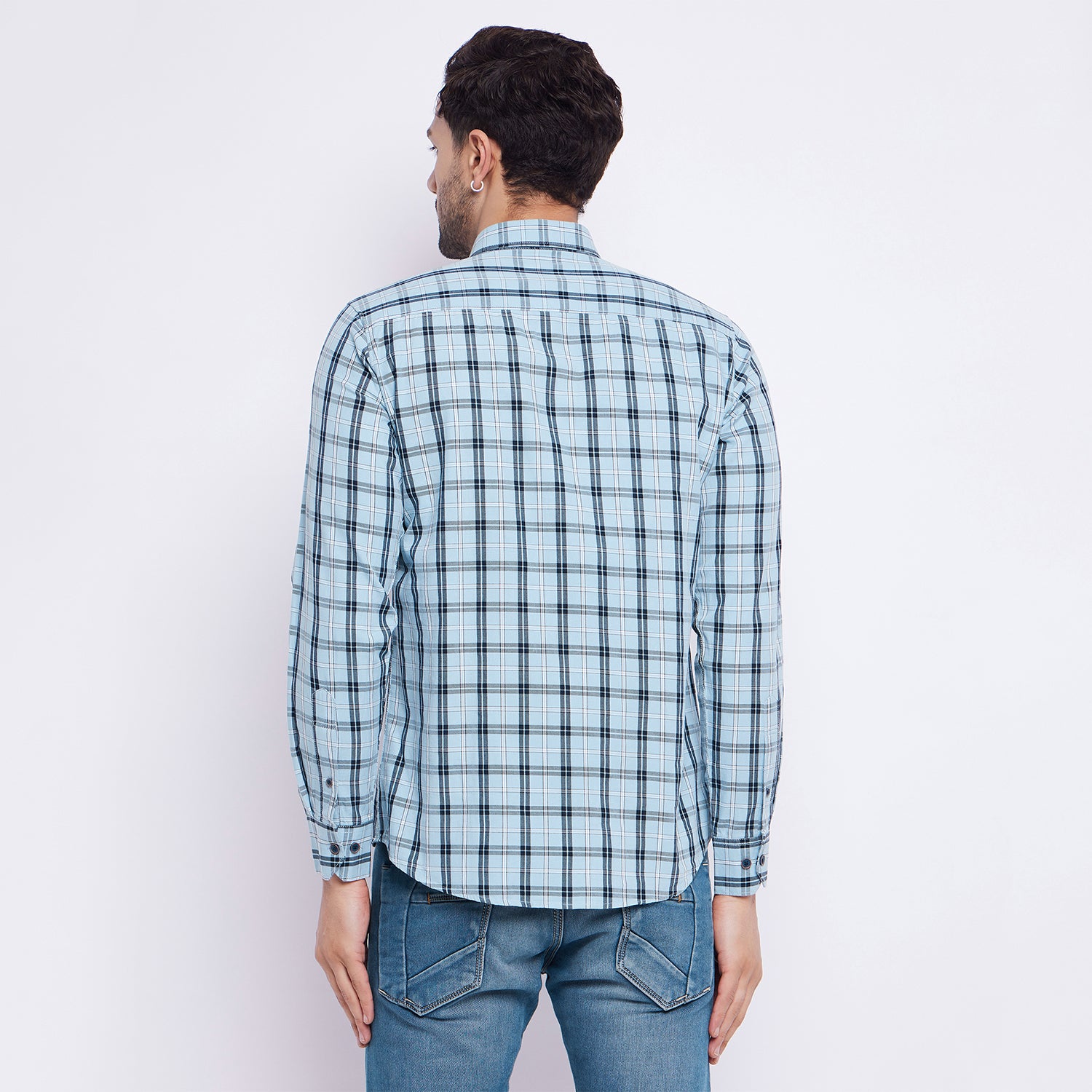 Duke Stardust Men Full Sleeve Cotton Shirt (SDO6CKB)
