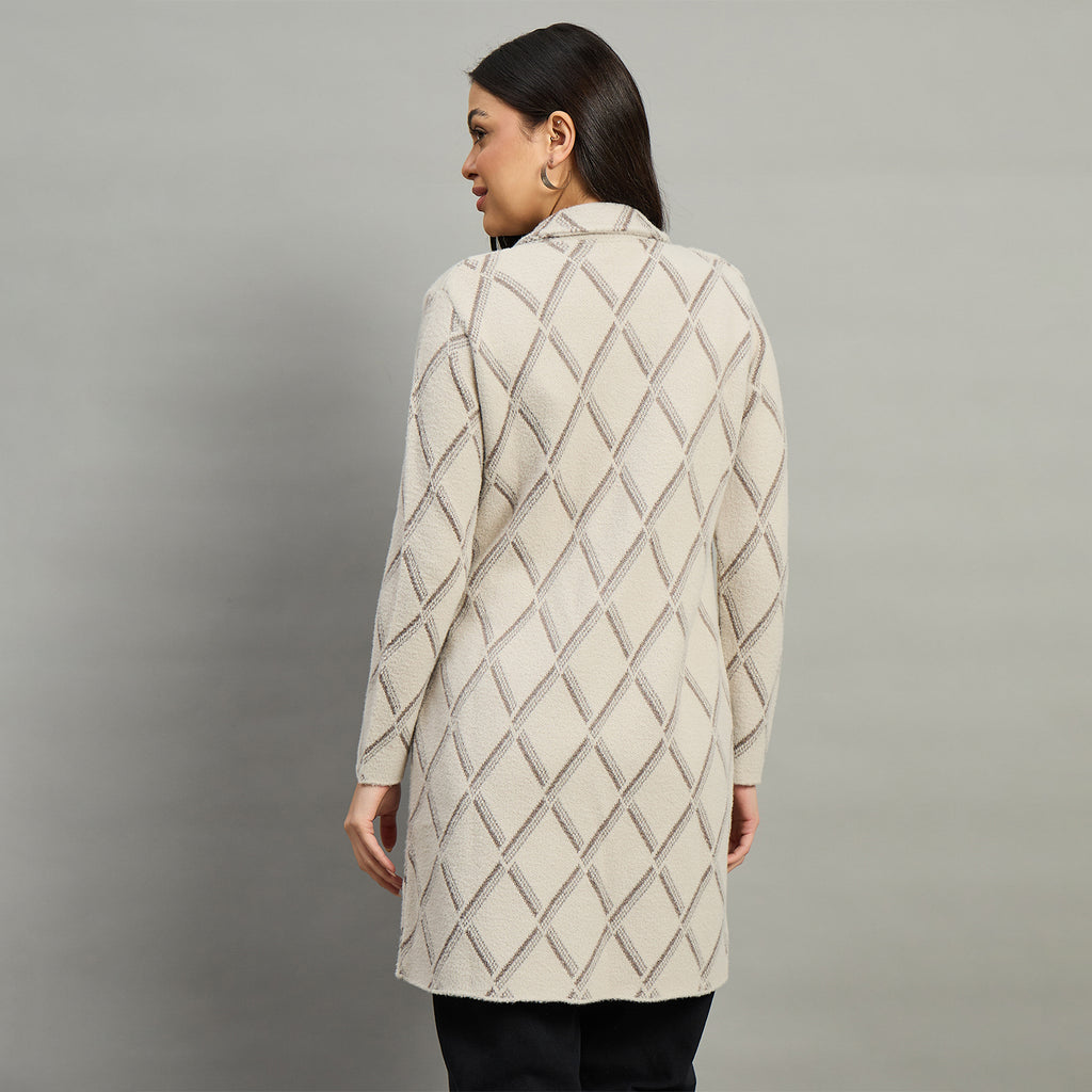 Duke Urban Women Full Sleeve Self Design Sweater (SDS1320)