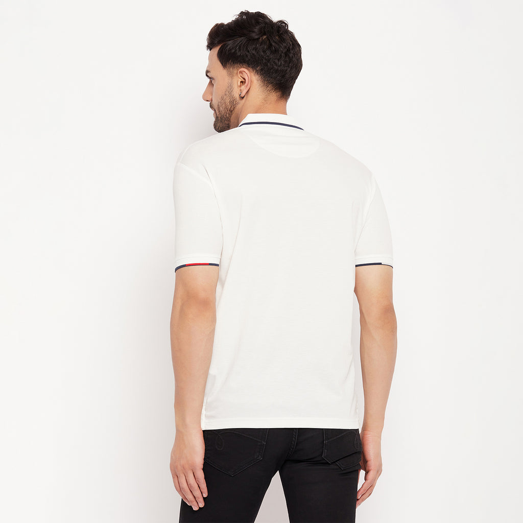 Duke Stardust Men Half Sleeve Polo Neck Cotton T-shirt (1700)