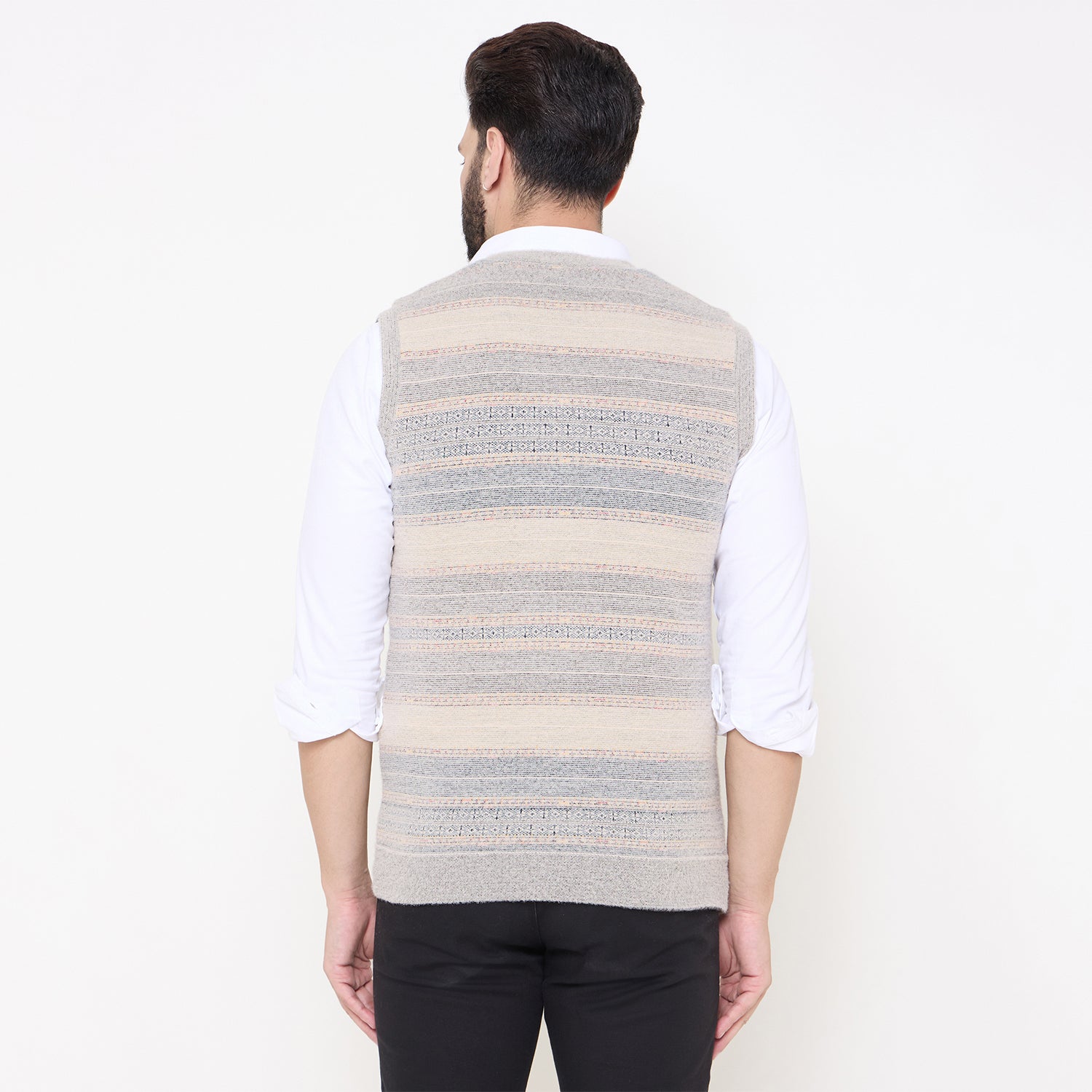 Duke Urban Men V Neck Reversible Sweater (SDS2285)
