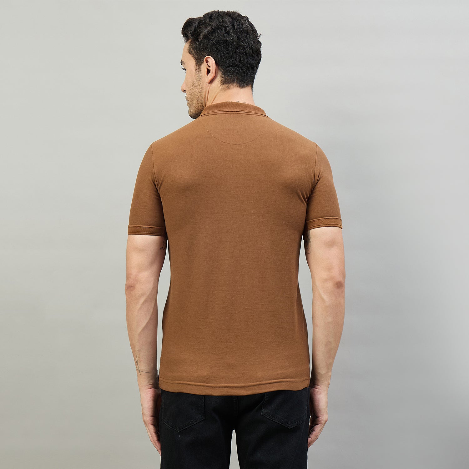 Duke Men Half Sleeve Cotton Smart Fit Casual T-shirt (SD71)