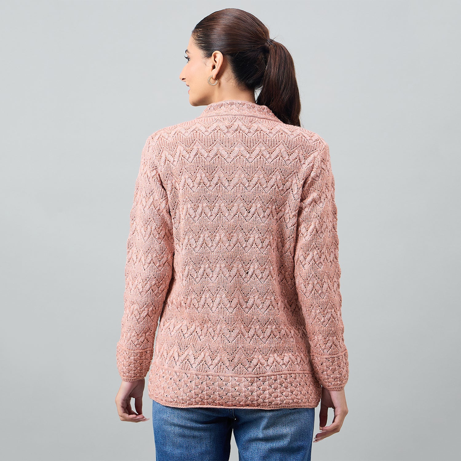Duke Urban Women Full Sleeve Front Open Regular Cardigan (SDS1367R)