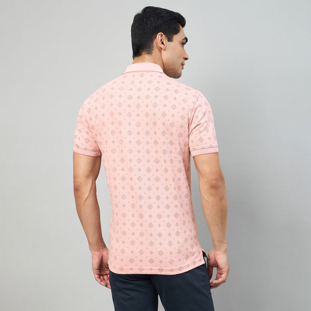 Duke Men Half Sleeve Cotton Regualr Fit Casual T-shirt (LF7995)