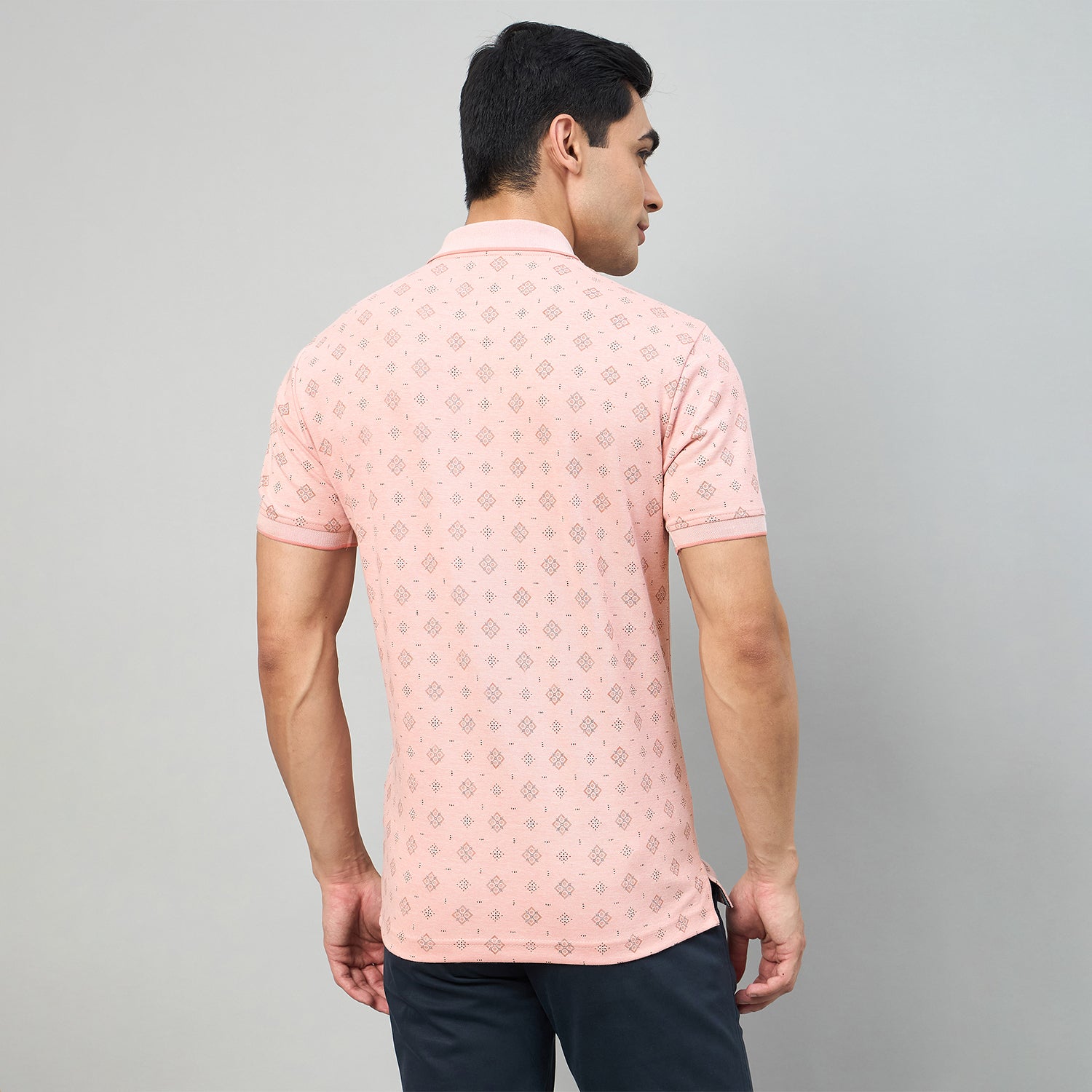 Duke Men Half Sleeve Cotton Regualr Fit Casual T-shirt (LF7995)