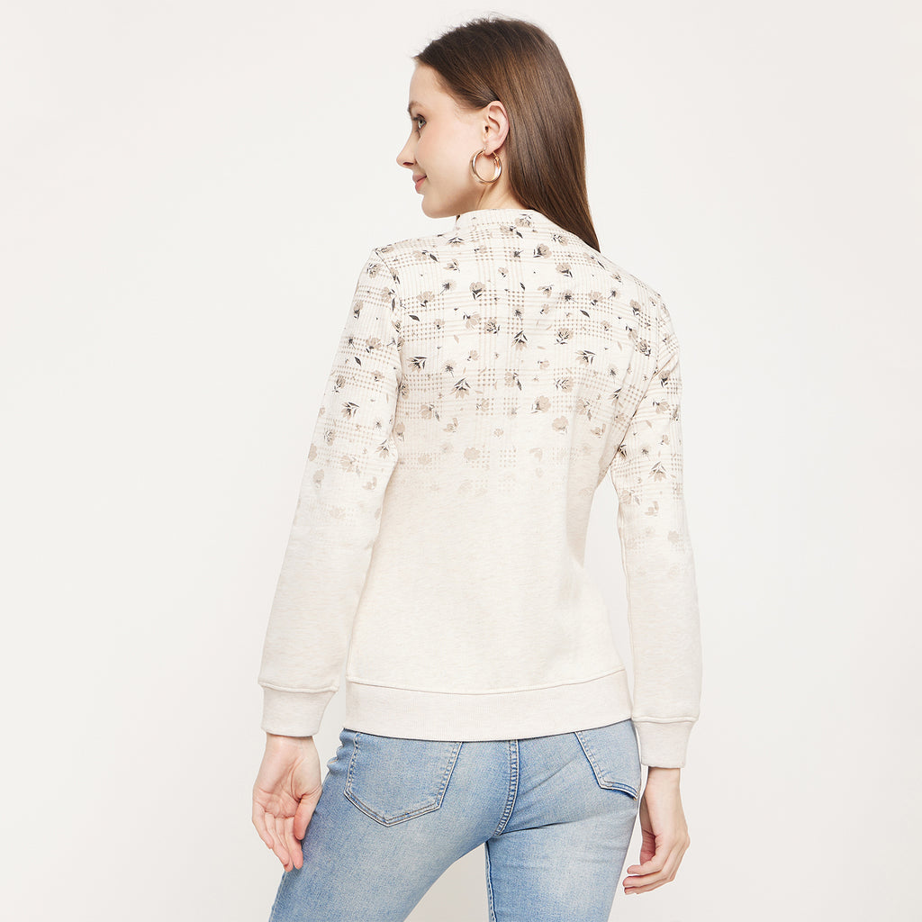 Duke Urban Women Round Neck Zipper Sweatshirt (LFX830)