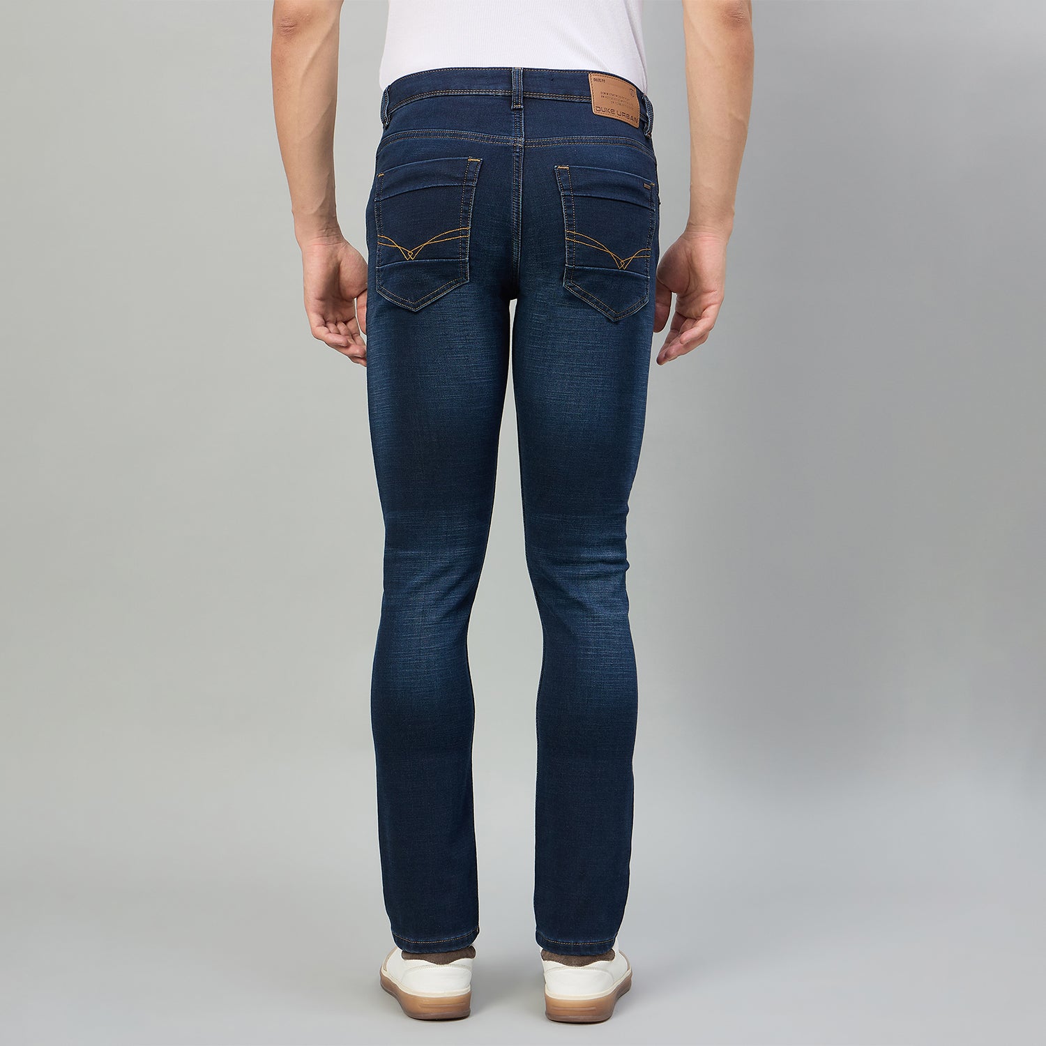 Duke Men Narrow Fit Stretchable Jeans (SDD9246N)