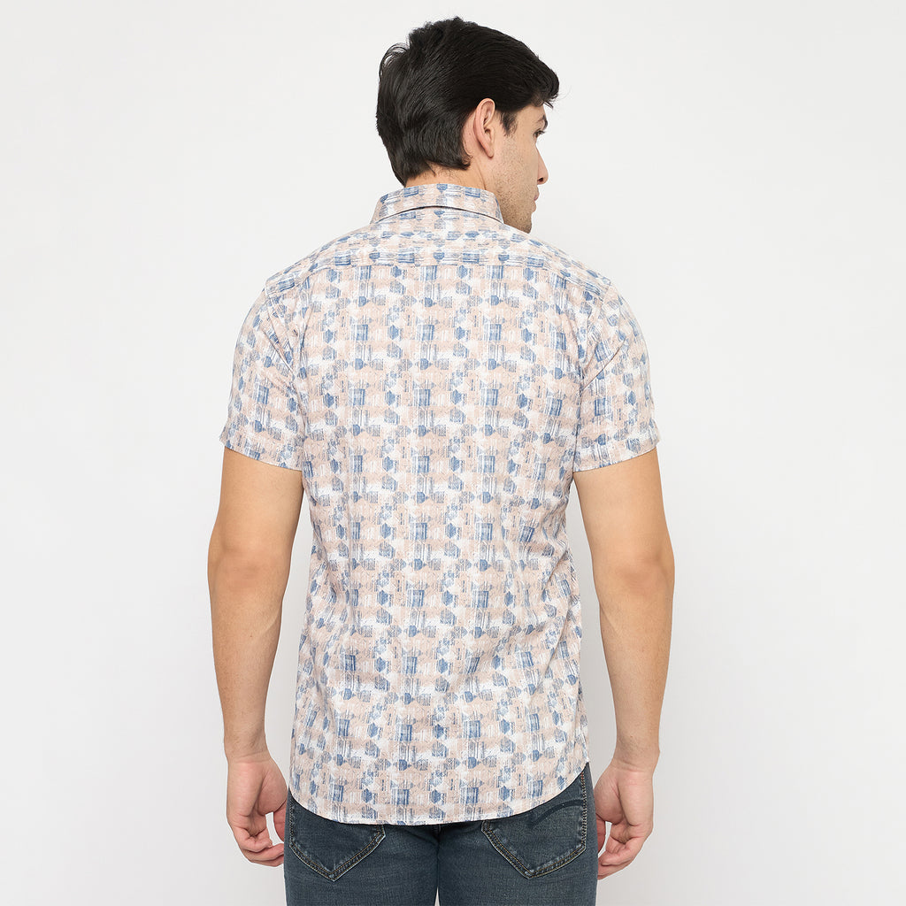 Duke Urban Men Half Sleeve Cotton Shirt (SDO4PRR)