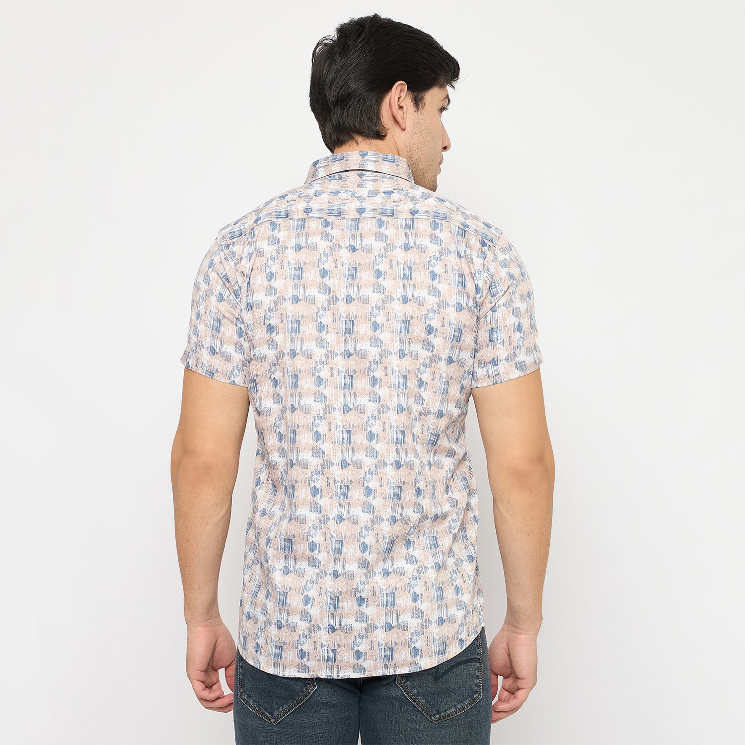 Duke Urban Men Half Sleeve Cotton Shirt (SDO4PRR)