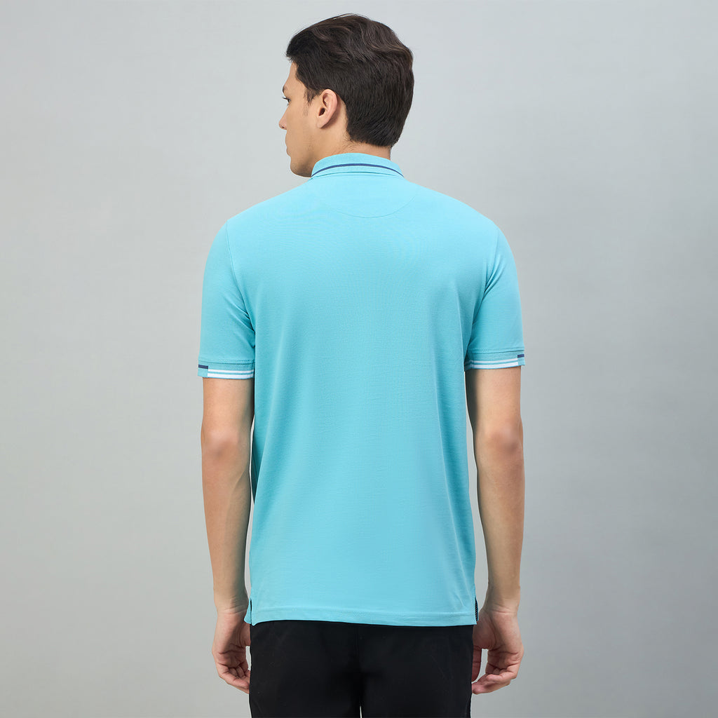 Duke Urban Men Half Sleeve Printed Slim fit Polo T-Shirt (LF7660)