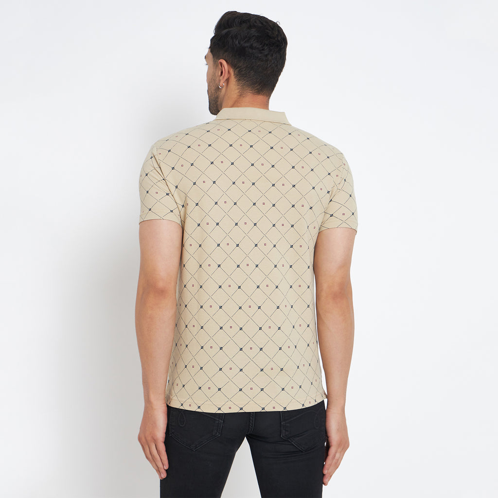 Duke Stardust Men Half Sleeve Cotton T-shirt (MLF7116)