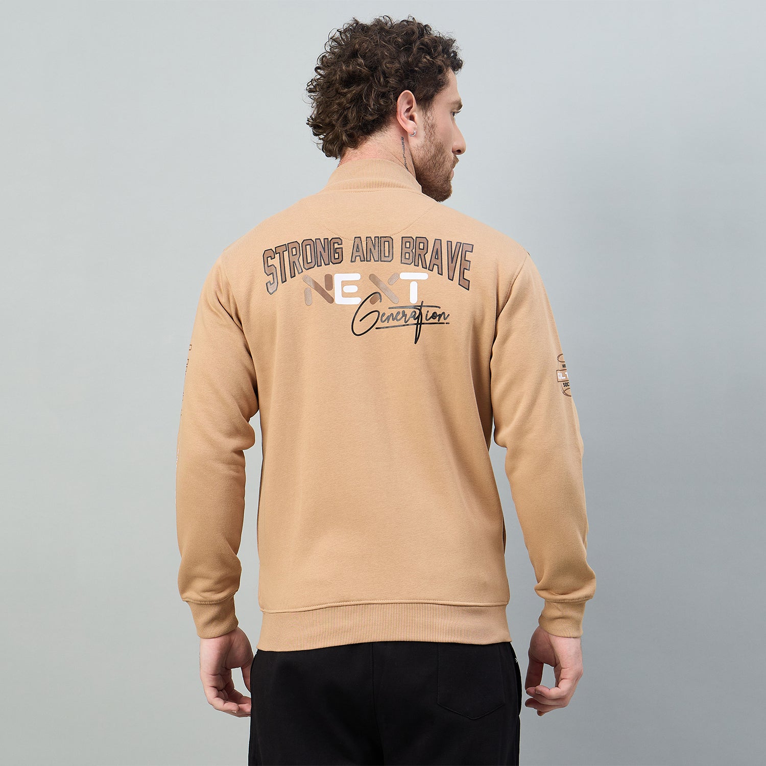 Duke Urban Men Full Zip Regular Sweathirt (LF6378)