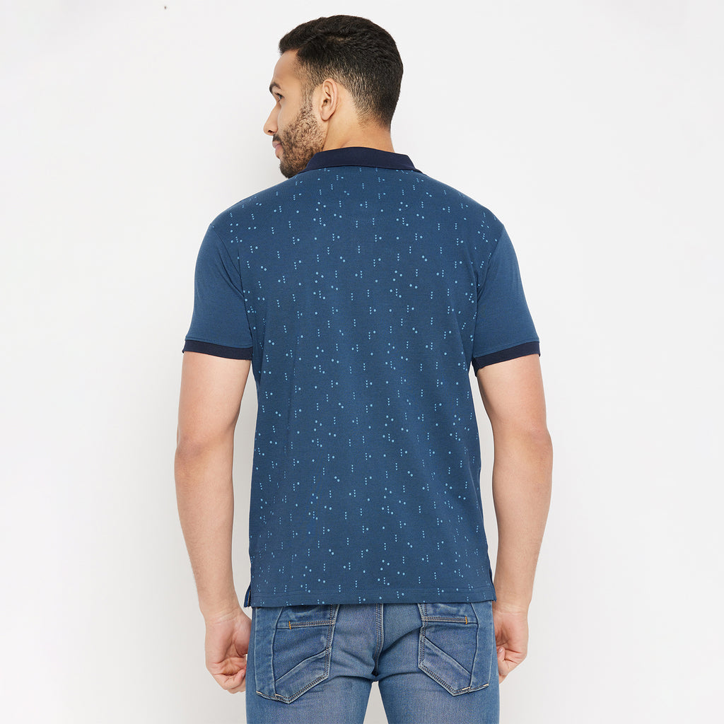 Duke Stardust Men Half Sleeve Polo Neck Cotton T-shirt (3966)