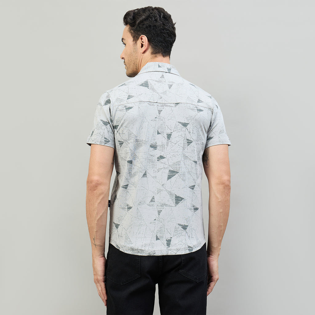 Duke Urban Men Regular Half Sleeve Cotton Shirt (LF6091A)
