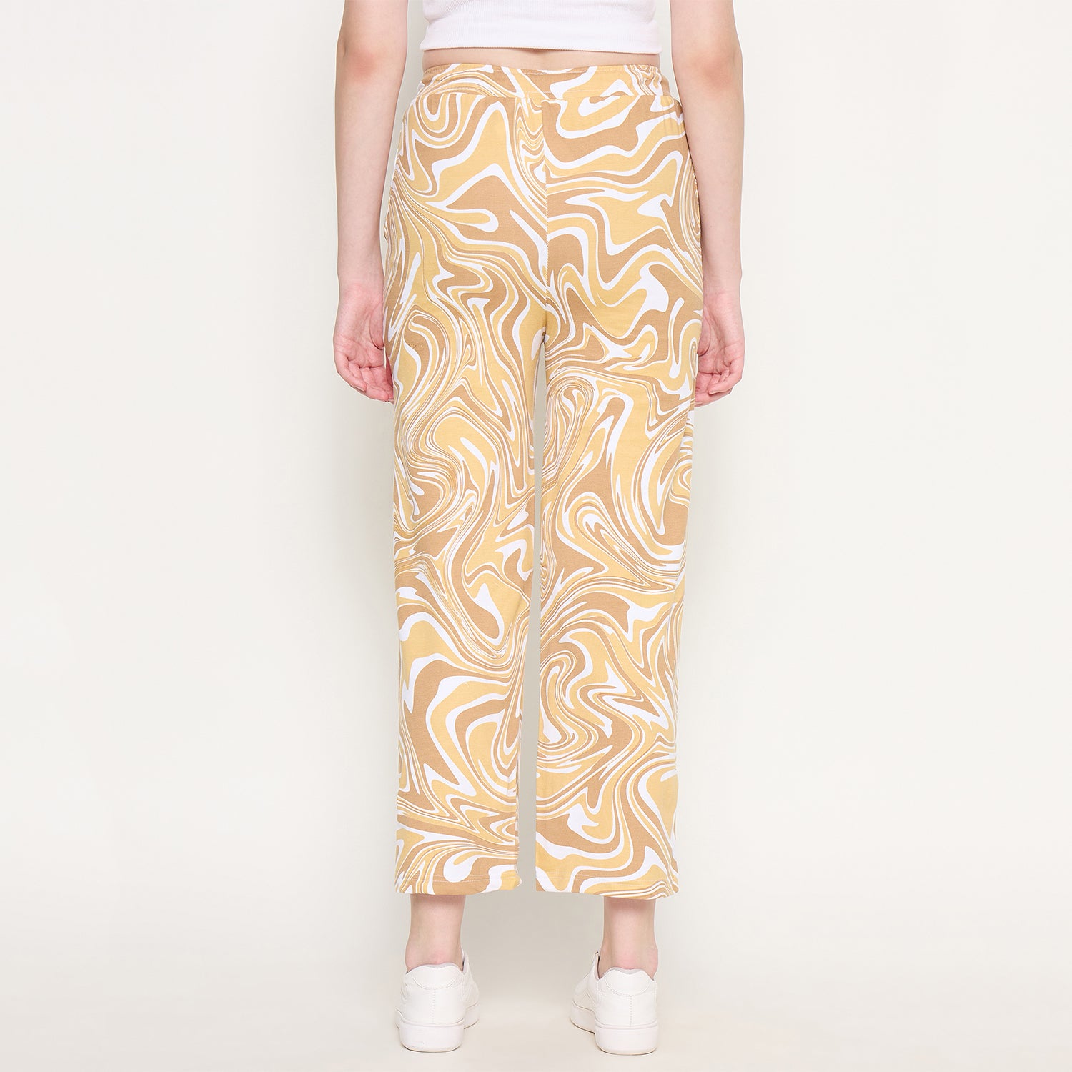 Duke Urban Women Printed Straight Fit Track Pant (LFX6702)