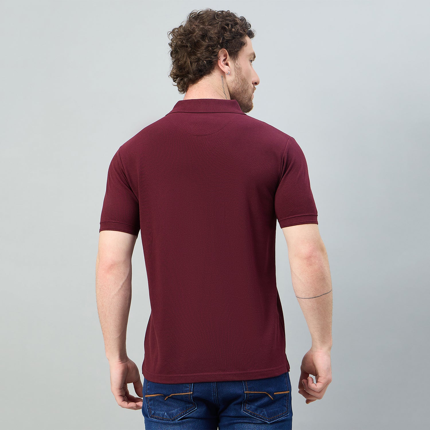 Duke Urban Men Smart Fit Solid Polo Tshirt (ONSD39) (More Colors)