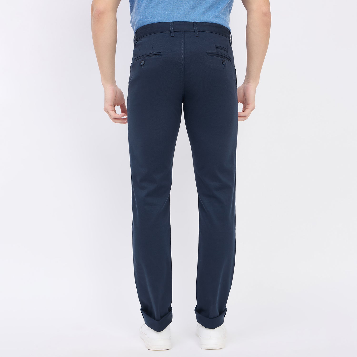 Duke Urban Men Flatfront Narrowfit Chinos Trousers (SDT4565)