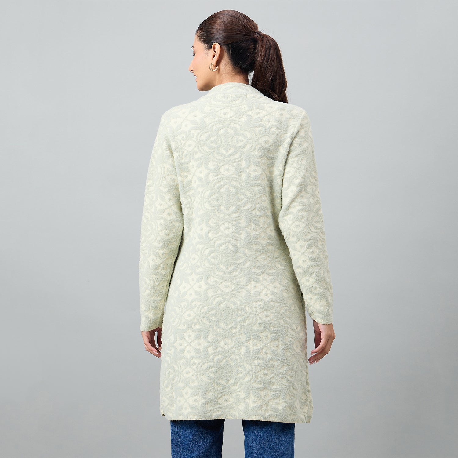 Duke Urban Women Full Sleeve Front Open Regular Cardigan (SDS1281)
