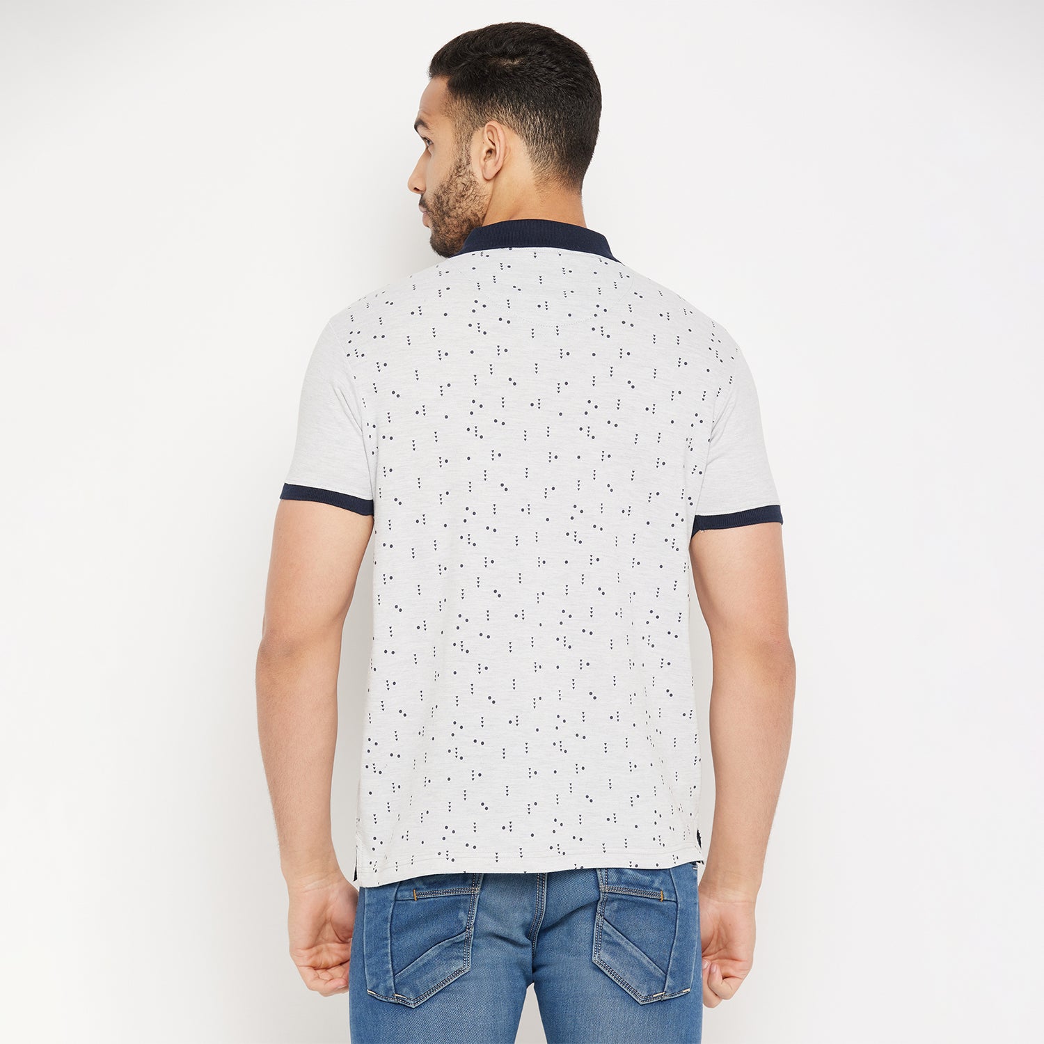 Duke Stardust Men Half Sleeve Polo Neck Cotton T-shirt (3966)