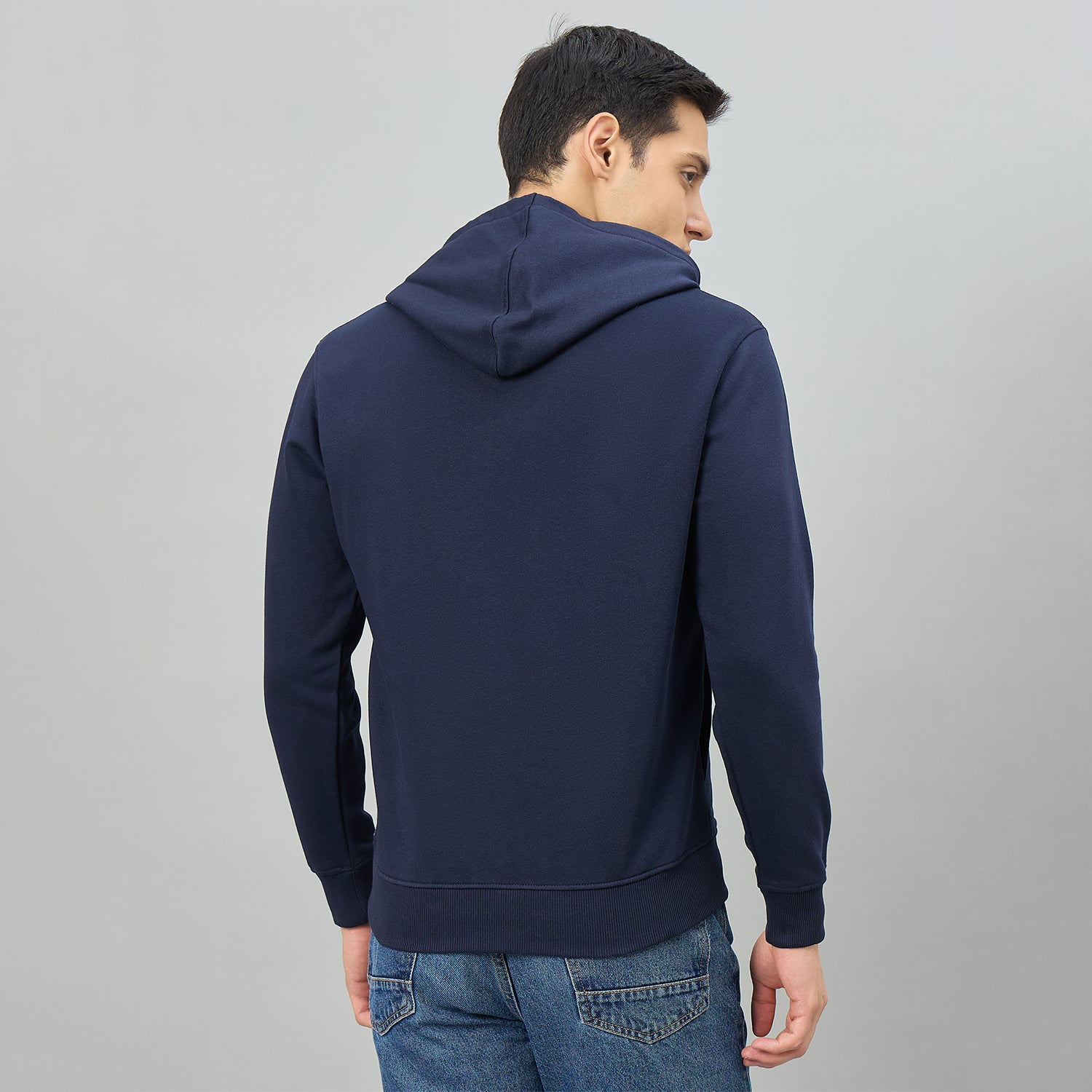 Duke Men Full Sleeve Hooded Regular Sweatshirt (LF6456)