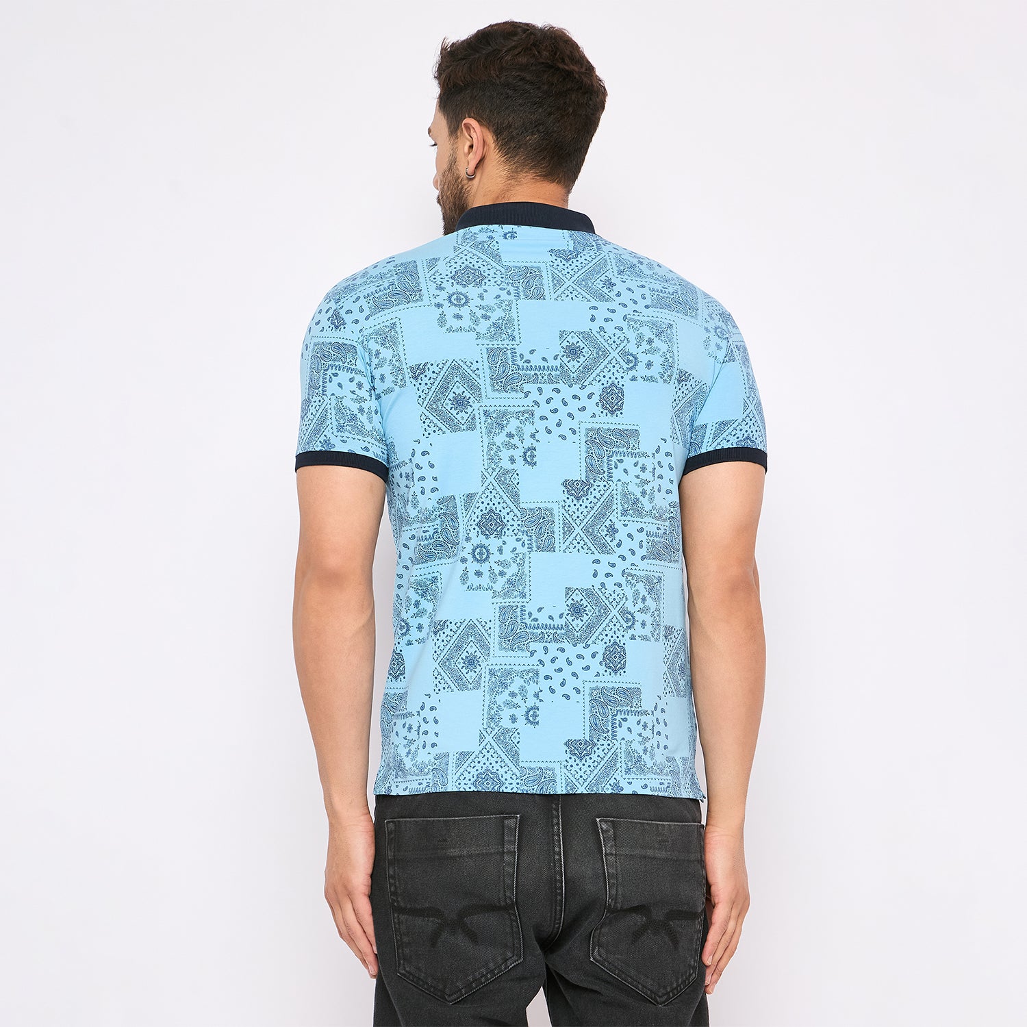 Duke Stardust Men Half Sleeve Cotton T-shirt (LF5861)
