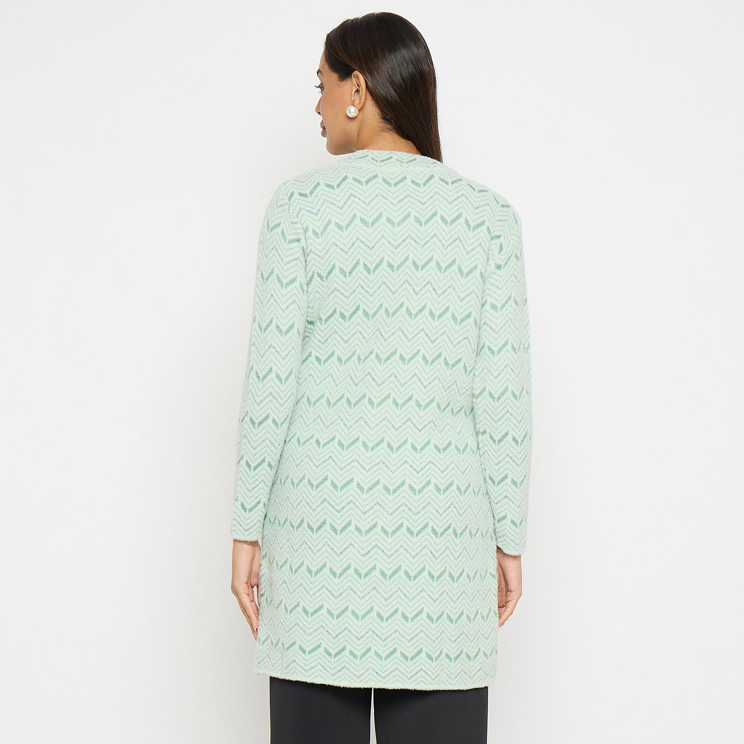 Duke Urban Women Full Sleeve Round Neck Long Coat (SDS1209)