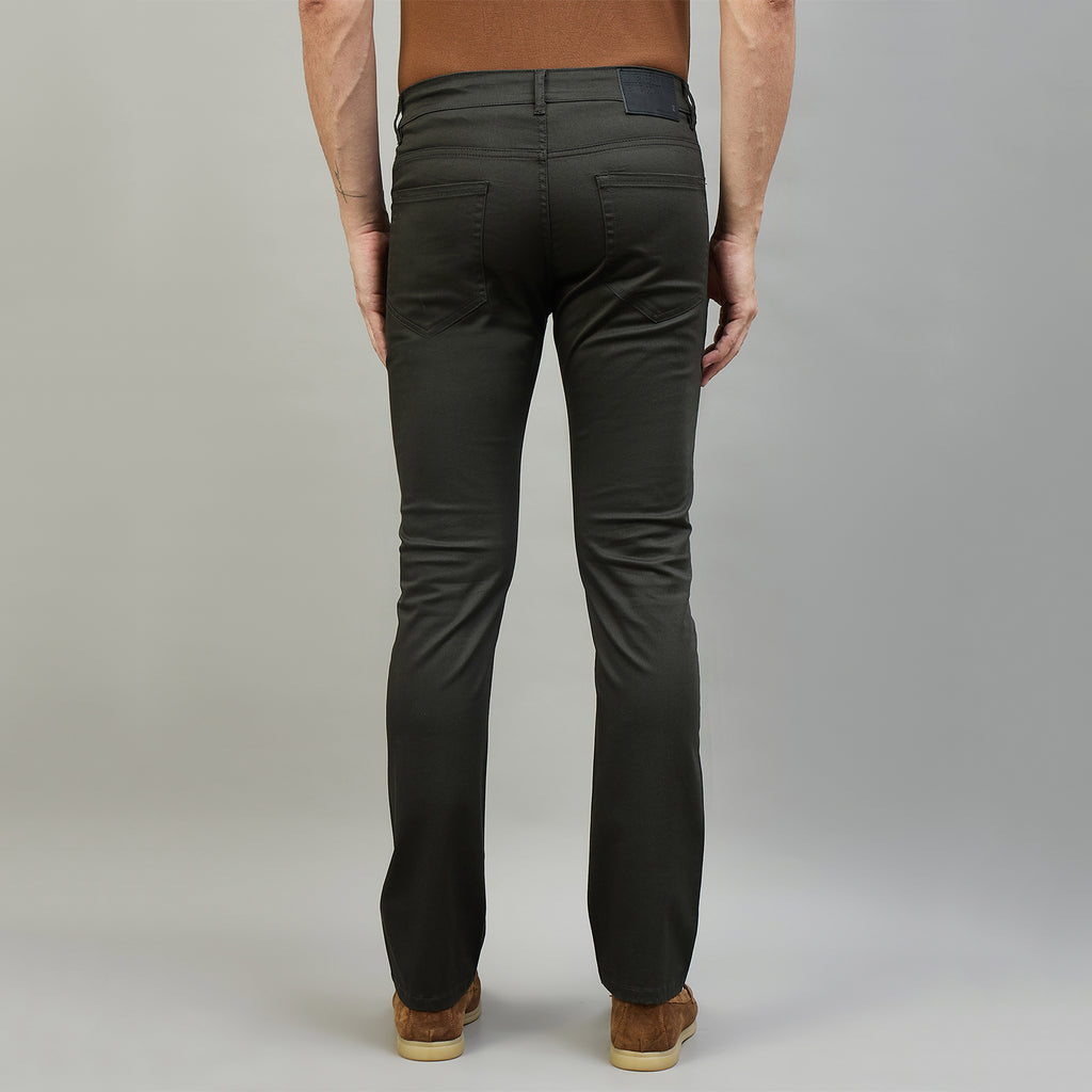 Duke Men Non-Denim Solid Casual Trouser (SDT4666R)