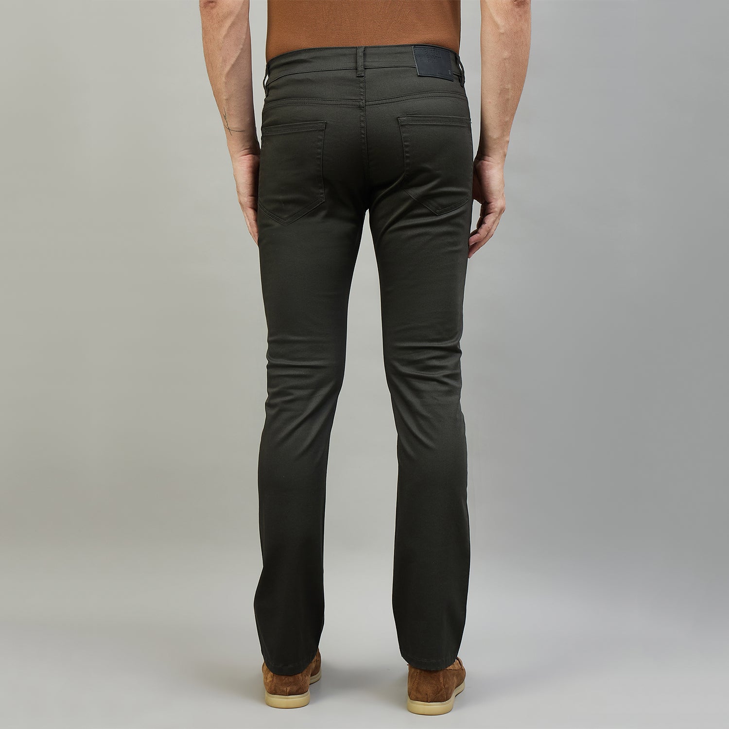 Duke Men Non-Denim Solid Casual Trouser (SDT4666R)