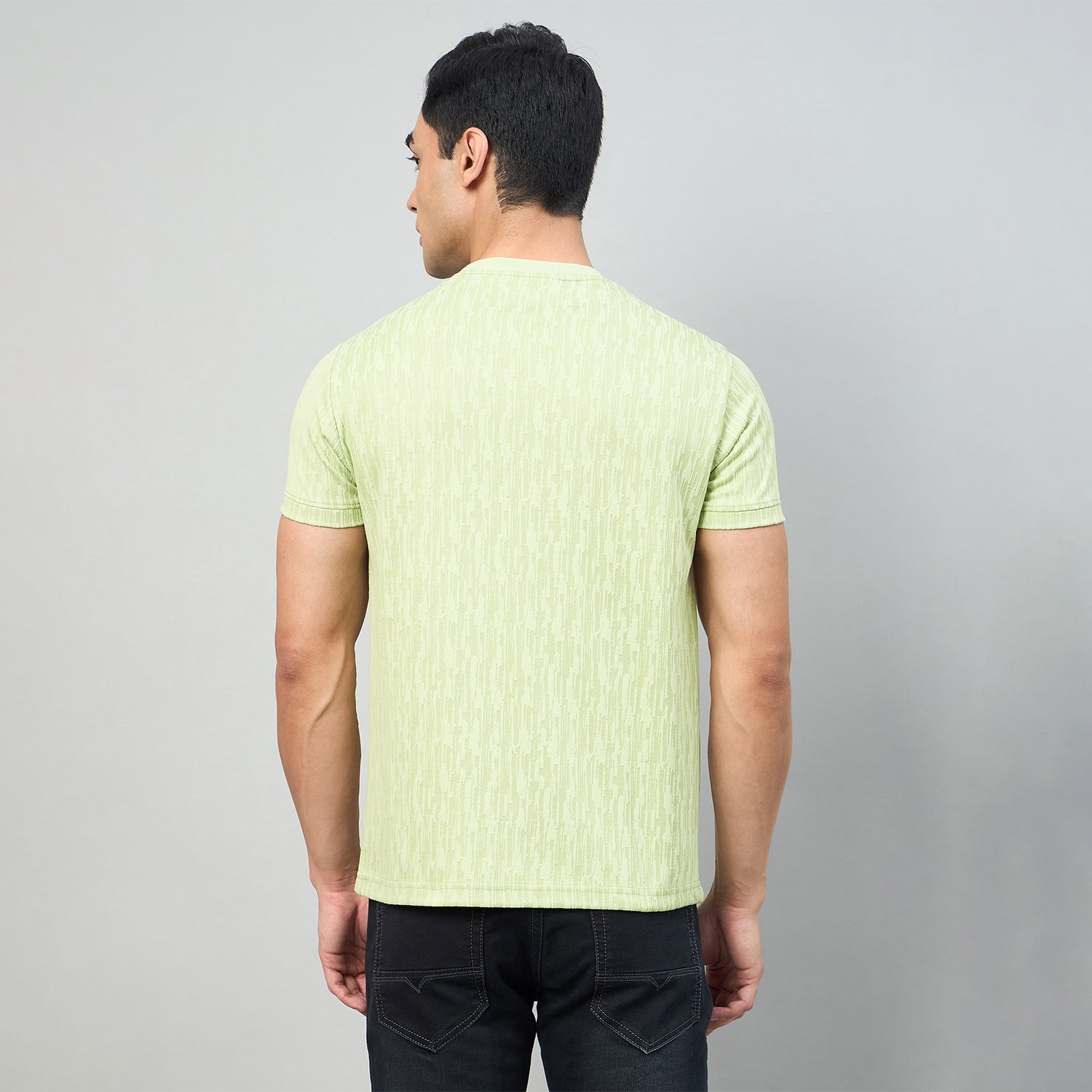 Duke Men Half Sleeve Cotton Smart Fit Casual T-shirt (LF7984)
