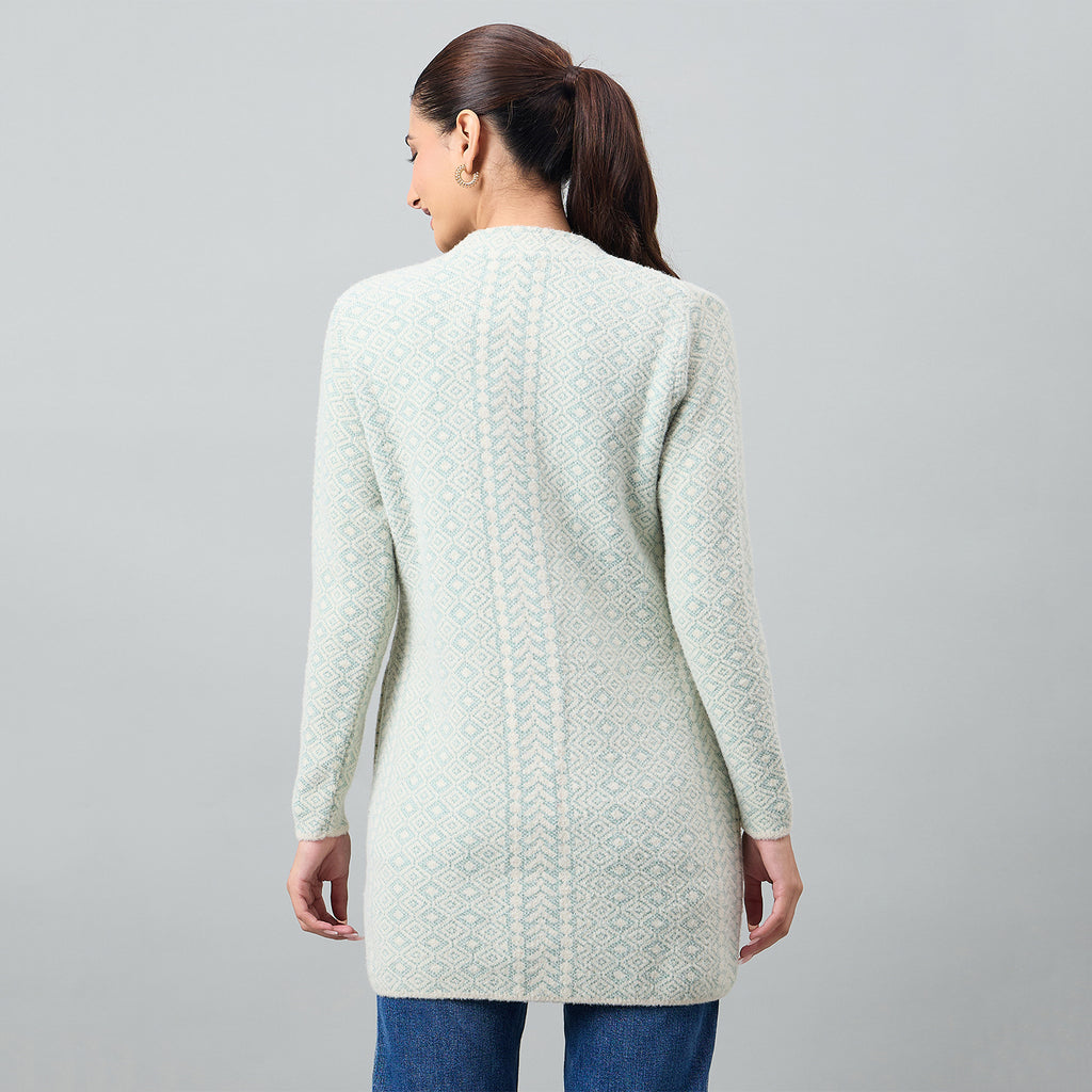 Duke Urban Women Full Sleeve Front Open Regular Cardigan (SDS1286)