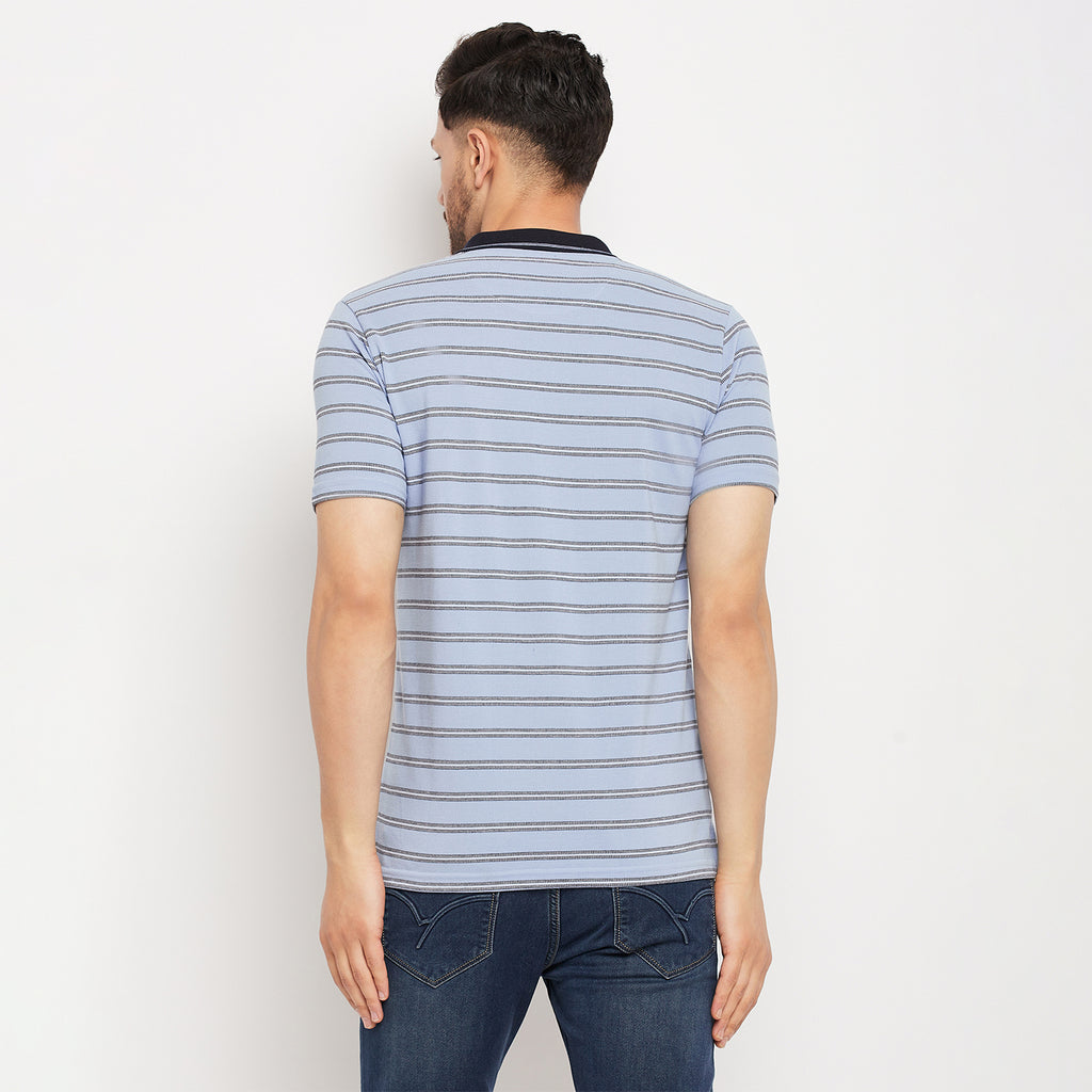 Duke Stardust Men Half Sleeve Polo Neck Cotton T-shirt (1112)