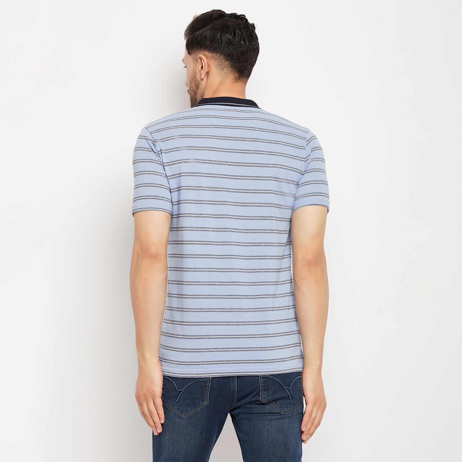 Duke Stardust Men Half Sleeve Polo Neck Cotton T-shirt (1112)