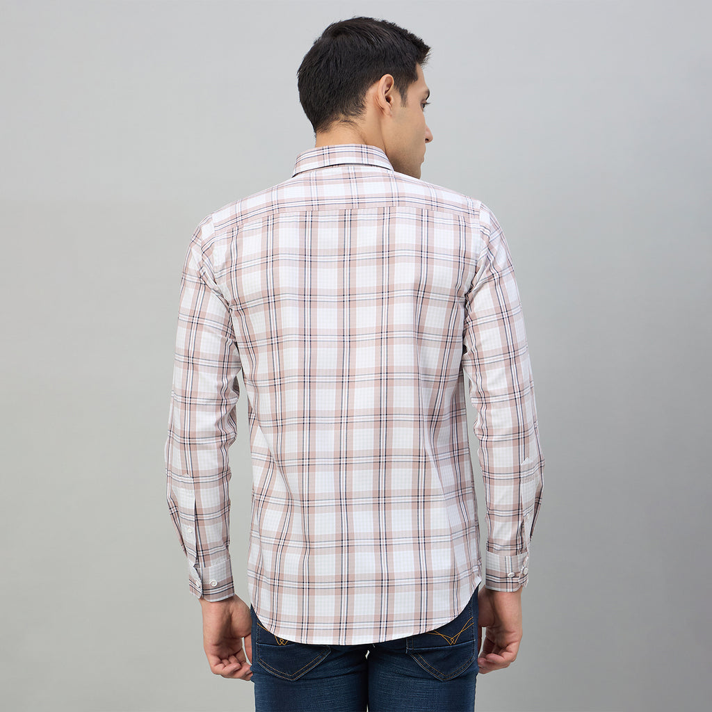 Duke Men Slim Fit Full Sleeve Oxford Cotton Shirt (SDO5CKDE)