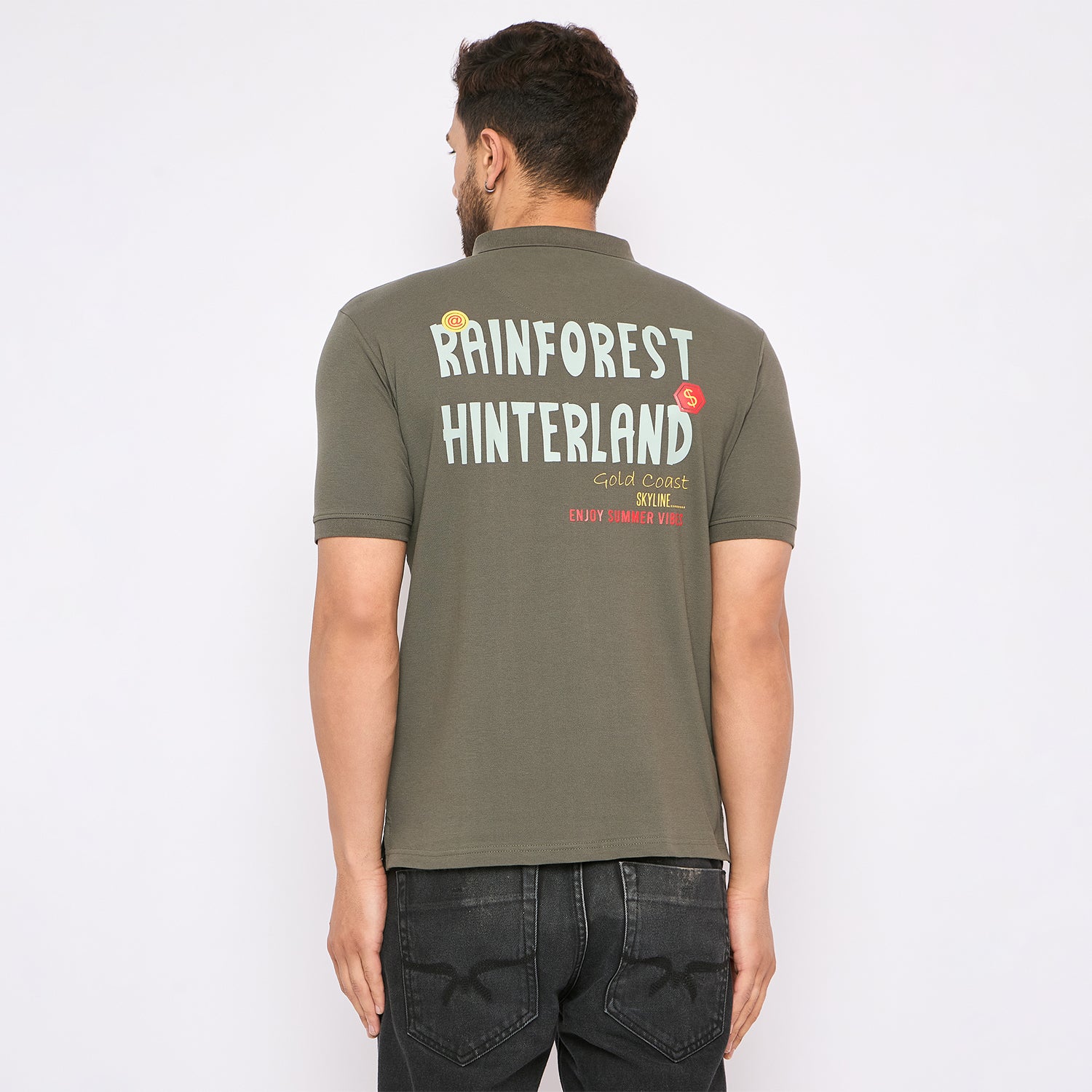 Duke Urban Men Half Sleeve Cotton T-shirt (LF7175)