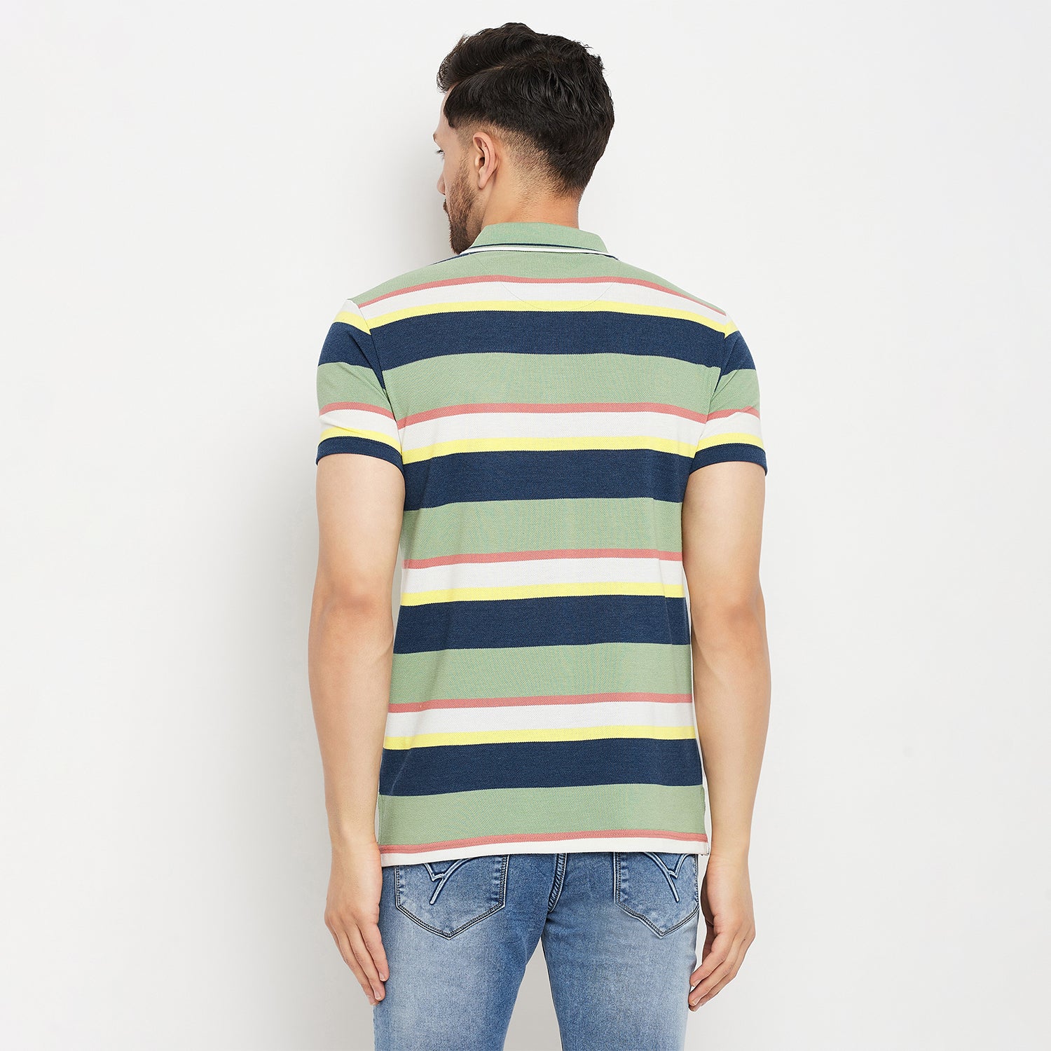 Duke Stardust Men Half Sleeve Polo Neck Cotton T-shirt (1069)