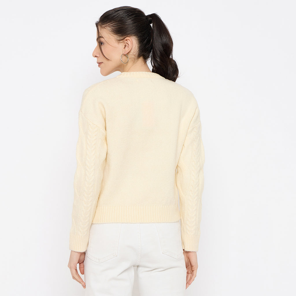Duke Urban Women Full Sleeve Round Neck Pullover (SDS1369)