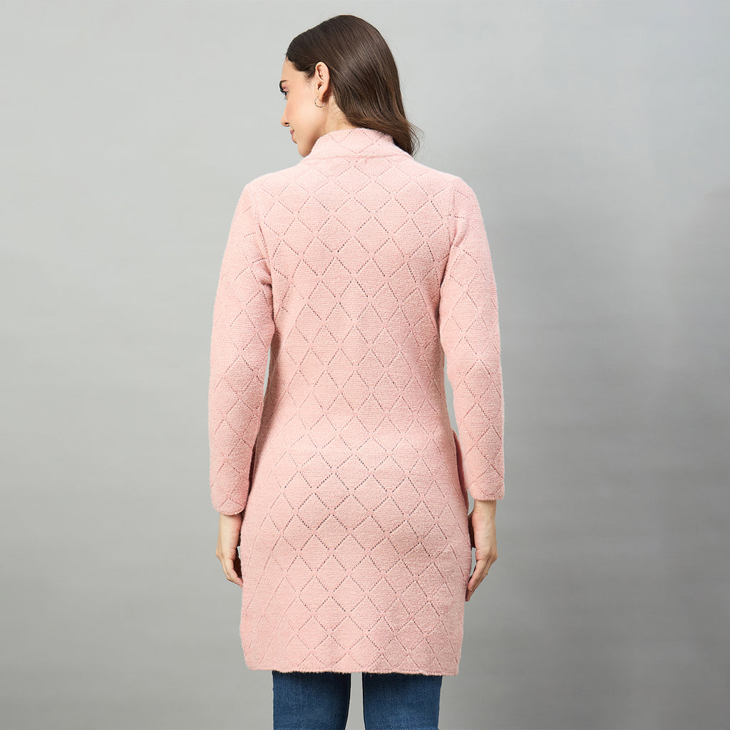 Duke Urban Women Collared Full Sleeve Regular Sweater (SDS1462)