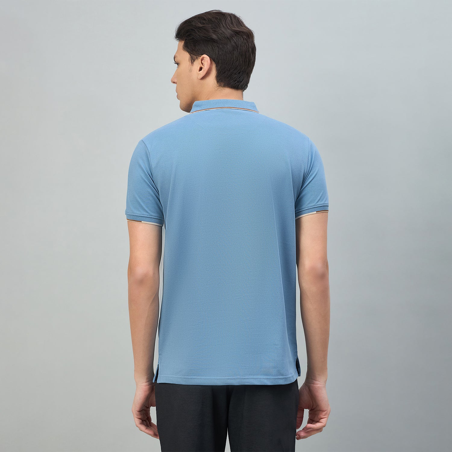 Duke Urban Men Solid Half Sleeve Slim fit Polo Tshirt (LF7554)