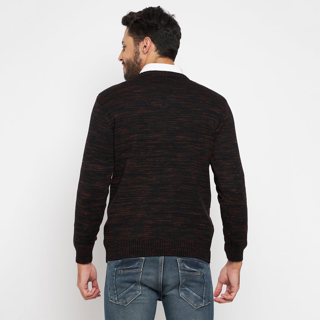 Duke Urban Men Full Sleeve V Neck Sweater (SDS651R)