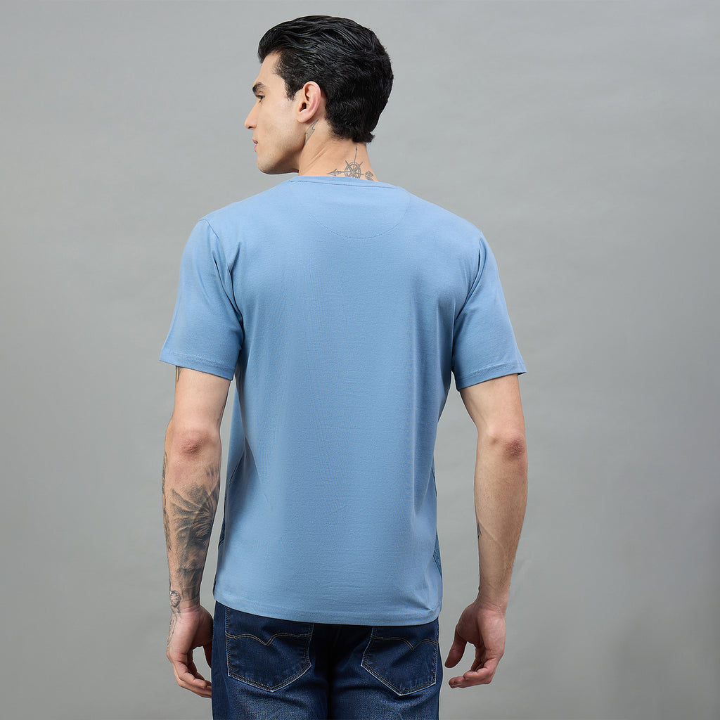 Duke Urban Men Graphic Print Half Sleeve Round Neck Casual Tshirt (LF7540)