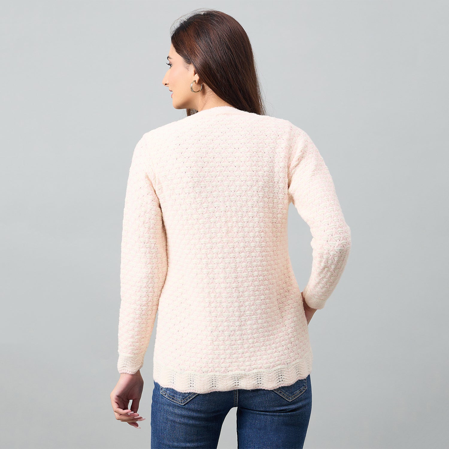 Duke Urban Women Full Sleeve Front Open Regular Cardigan (SDS1287)